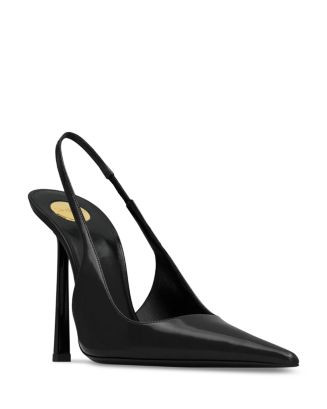 SAINT LAURENT Women's Vendome Flared Stiletto High Heel Slingback Pumps  | Bloomingdale's Shoes | Bloomingdale's (US)