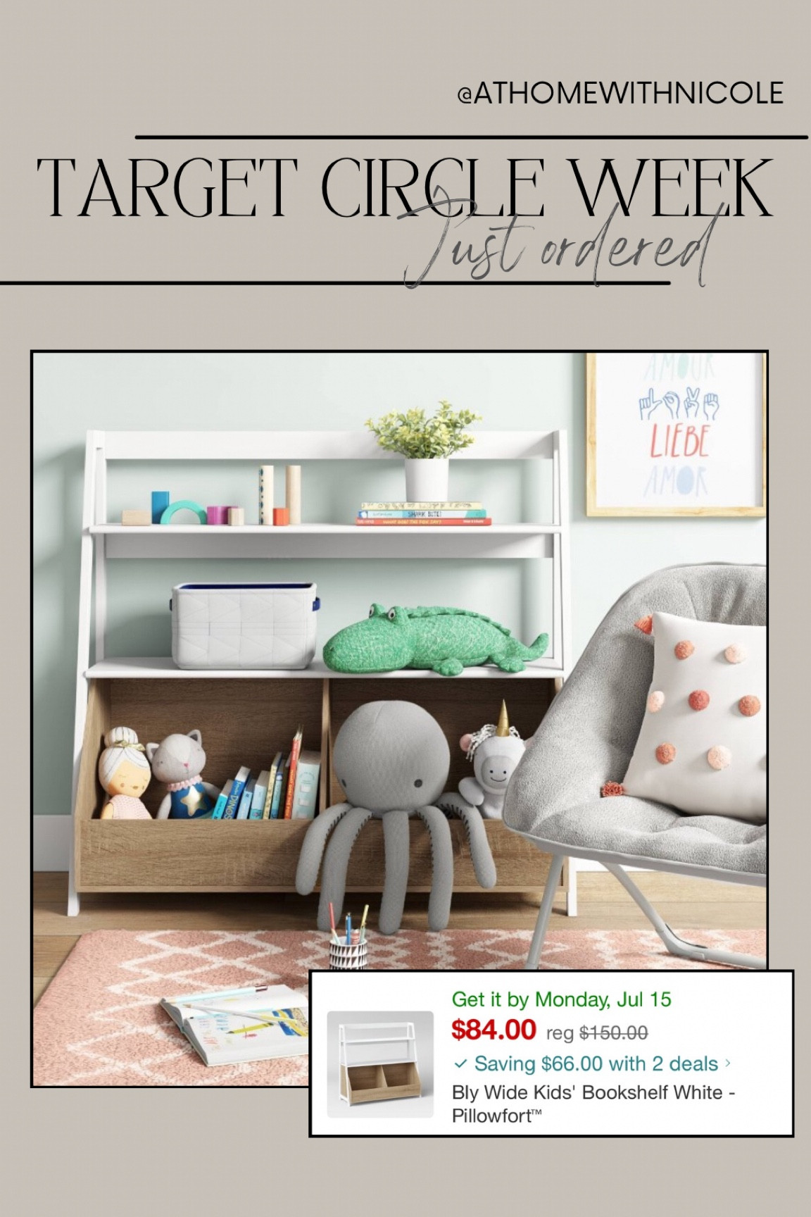 In desperate need of more storage so just order this from target for target circle week! Such a great deal!

Target circle week, target circle deals, target pillowfort, target baby finds, target kid finds 

#LTKSaleAlert #LTKBaby #LTKFindsUnder100