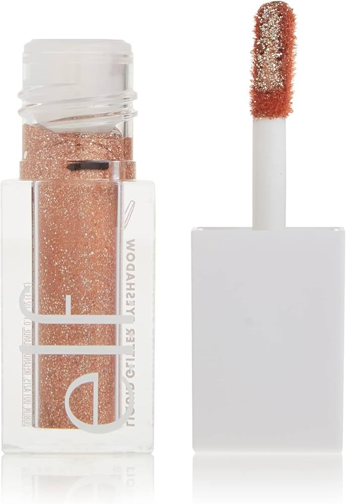 e.l.f., Liquid Glitter Eyeshadow, Long Lasting, Quick-Drying, Opaque, Gel-Based Formula, Creates ... | Amazon (US)