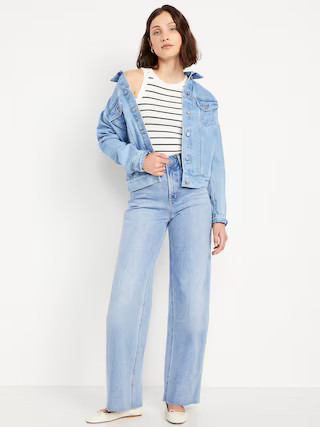 Extra High-Waisted Wide-Leg Jeans | Old Navy (US)