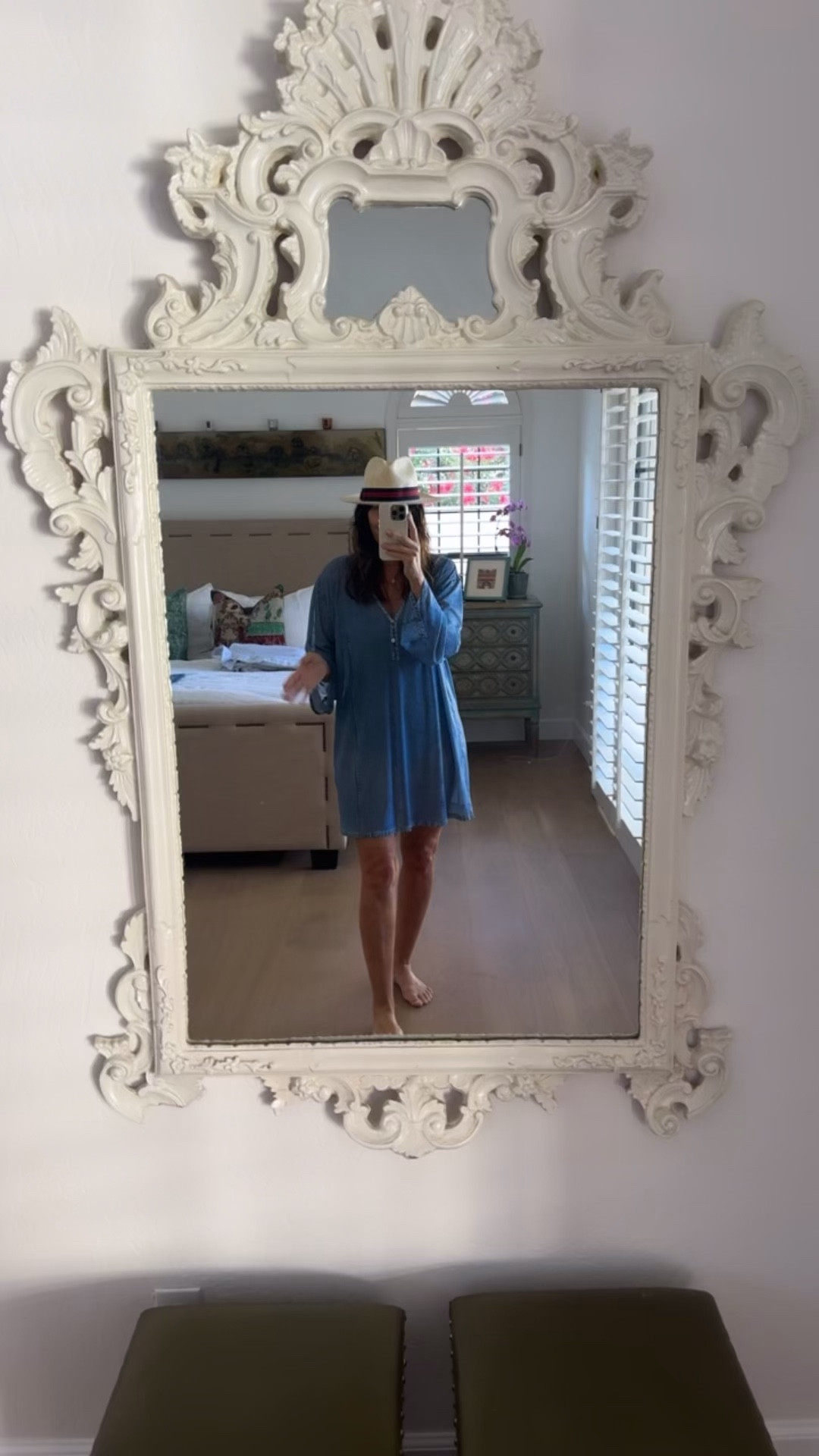Swim suit cover up dress 
Miramar faux denim swimsuit 
And cover ups 
Wearing Large but would prefer medium (same as suit)



#LTKmomlife #LTKSwim #LTKTravel