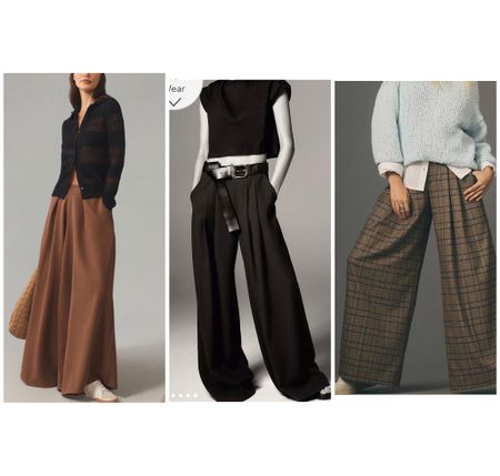 Perfect fall wide pants for workwear—comfy and chic. 

#LTKworkwear #LTKtravel #LTKover40