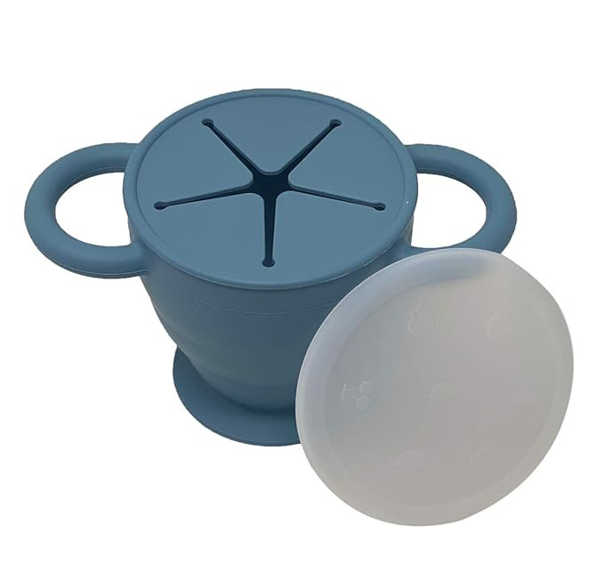 BraveJusticeKidsCo | Snack Attack II Snack Cup | Collapsible Silicone Snack Container | Toddler a... | Amazon (US)