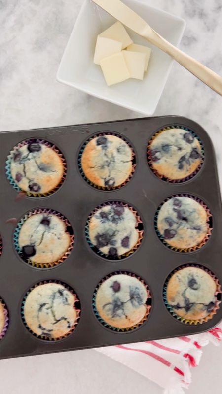 Looking for a homemade blueberry muffin recipe that is easy and yummy?! Here for these gluten free muffins made with Bob’s Red Mill Muffin mix (16oz), 1 3/4 cup frozen blueberries, 1 tsp vanilla extract, 1 3/4 cup milk and 1/2 cup of oil! That’s it! Bake at 400 for about 13-15 minutes, until muffin tops are set.


#LTKVideo #LTKhome #LTKfamily