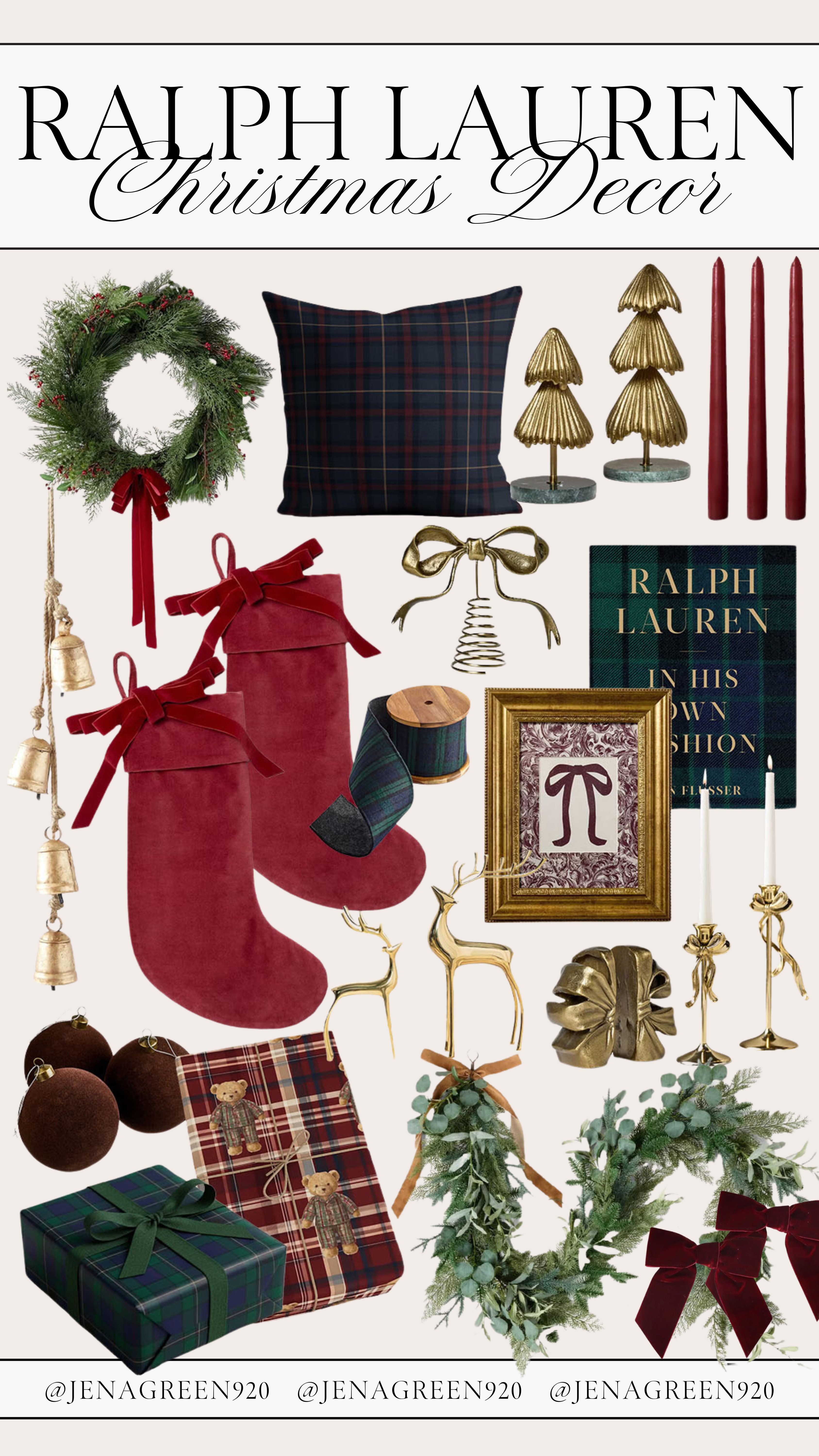 Ralph Lauren Decor | Ralph Lauren Christmas Decor | Ralph Lauren Holiday Decor 

 #LTKHoliday #LTKHome #LTKFindsUnder100