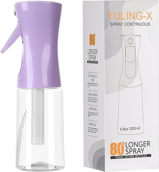 hair spray bottle, ultra-fine spray continuous spray bottle (200ml/6.8oz), used for hair design, ... | Amazon (US)