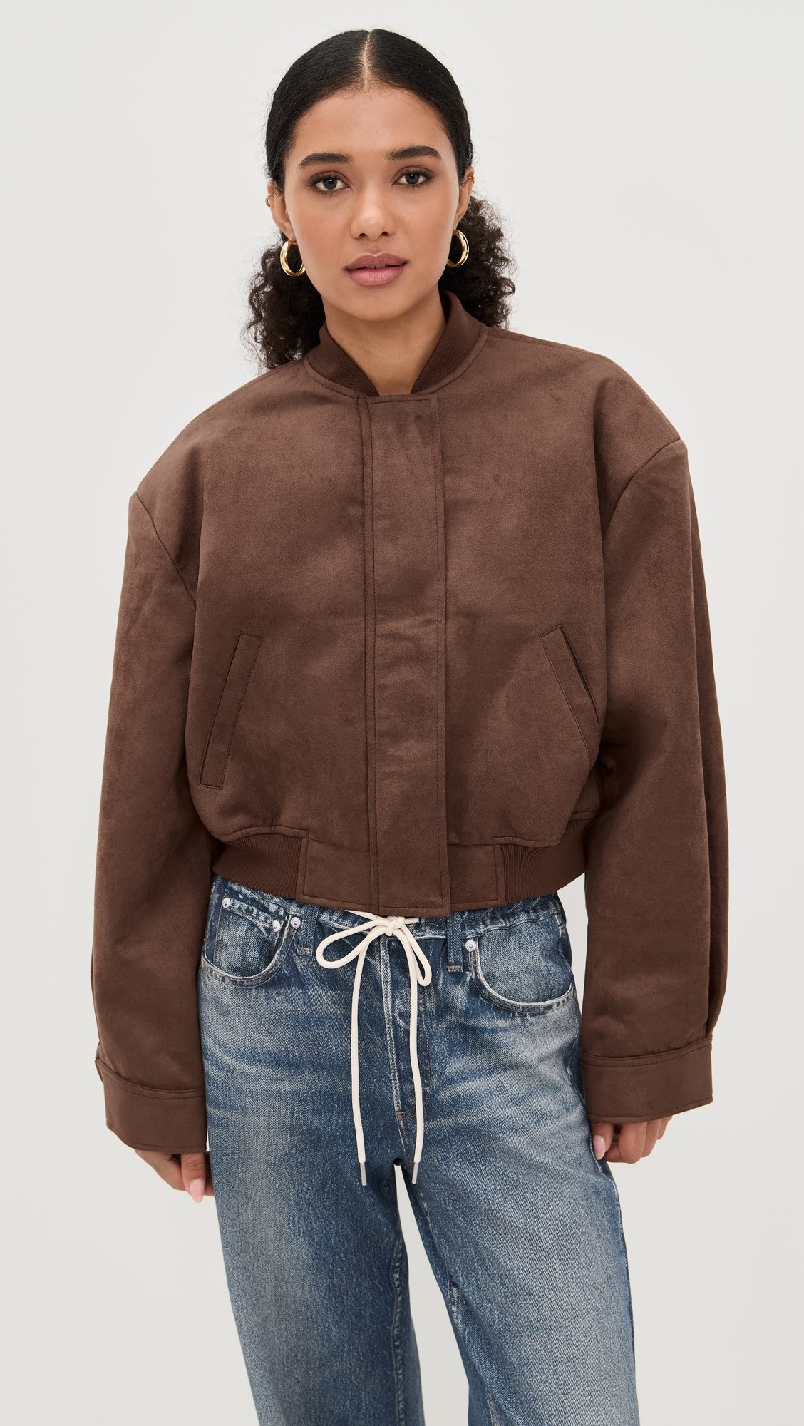 Legacy Faux Suede Bomber Jacket | Shopbop