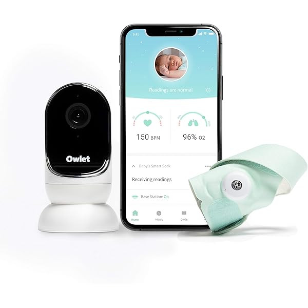 Owlet — Smart Sock 3 — Monitors Heart Rate and Oxygen for Baby Safety — iOS and Android Com... | Amazon (US)