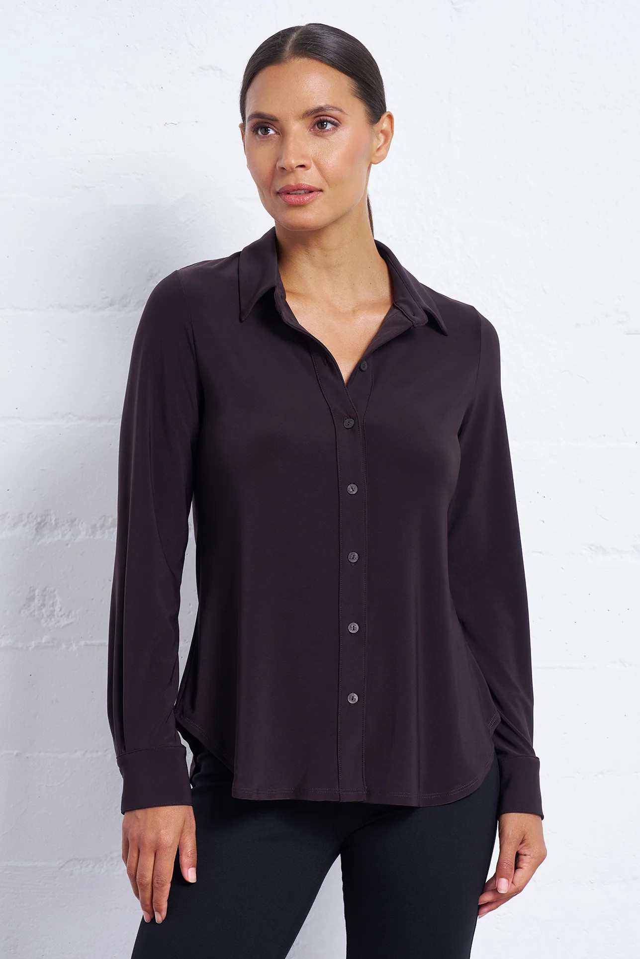 Women's Button Down Shirt | Katherine Buttondown | Franne Golde | Franne Golde