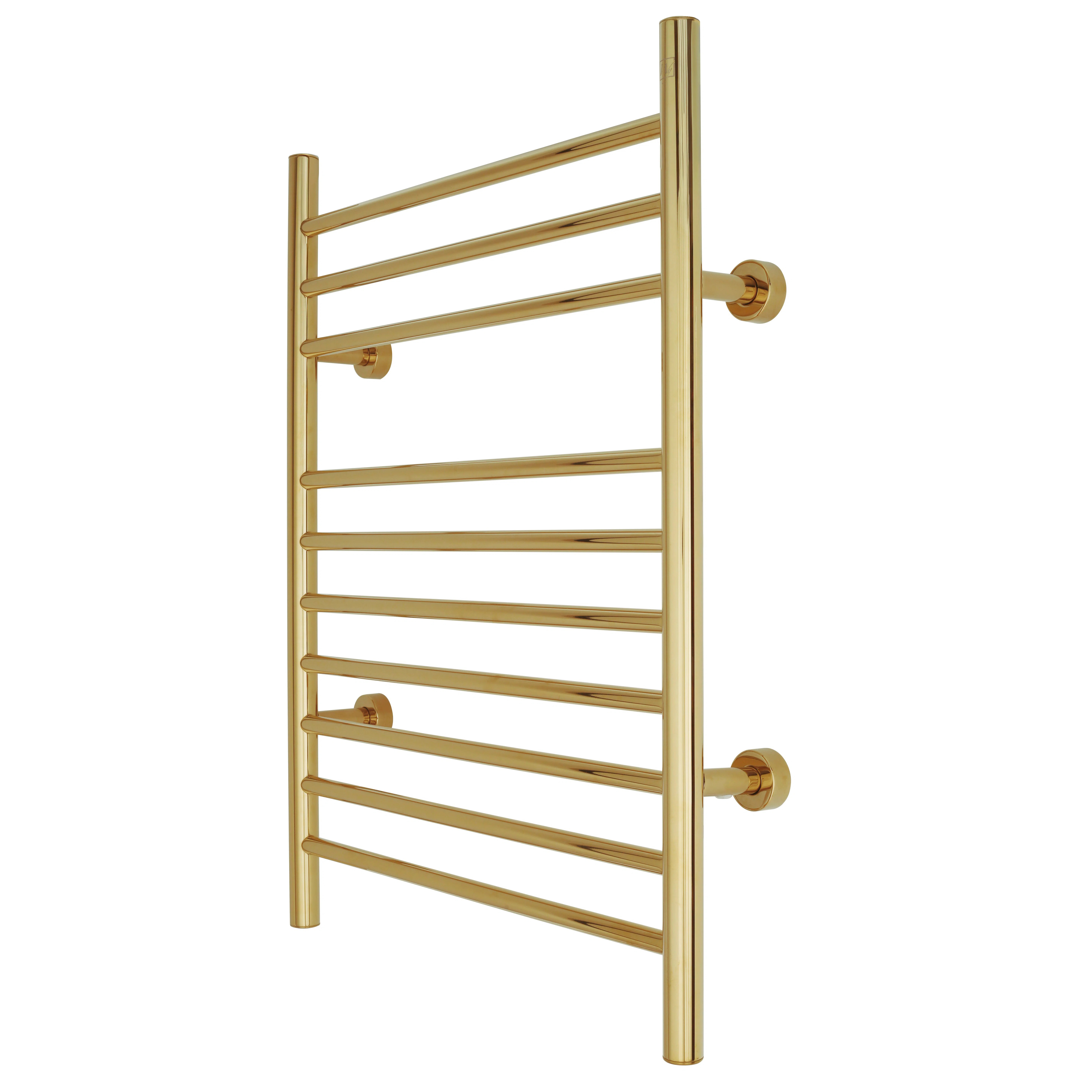 Infinity Towel Warmer, Polished Gold, Dual Connection, 10 Bars TW-F10GS-HP | Wayfair North America