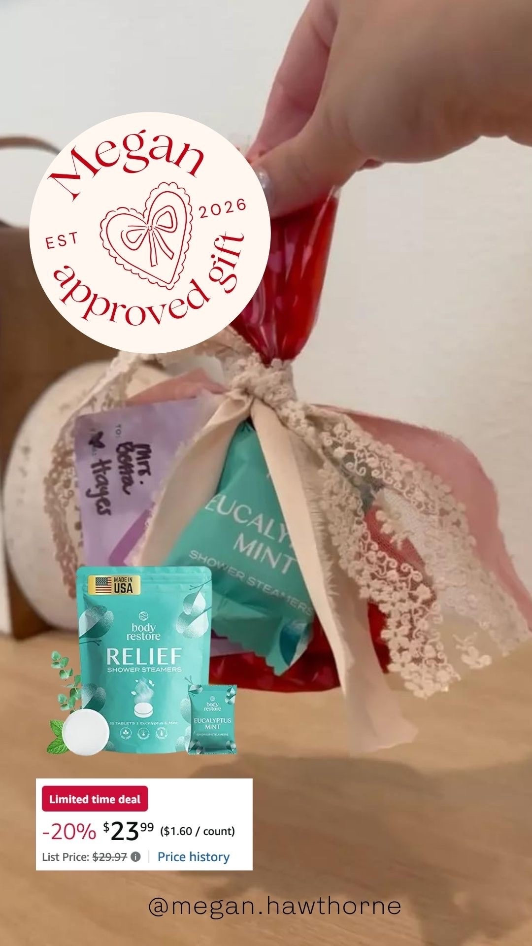 These little shower steamers are 20% off today and they make the perfect little DIY Valentine’s Day gift - great for teachers, coworkers, you name it! 

#LTKBeauty #LTKValentine #LTKSaleAlert
