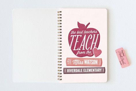 Teach From The Heart Notebooks | Minted