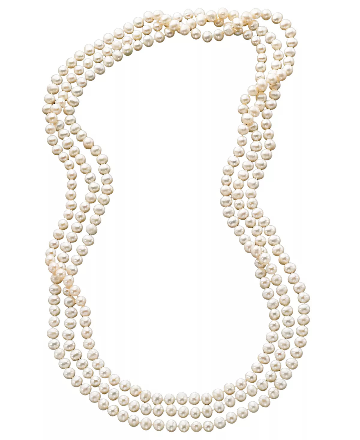 100" Cultured Freshwater Pearl Endless Strand Necklace (7-8mm) | Macys (US)