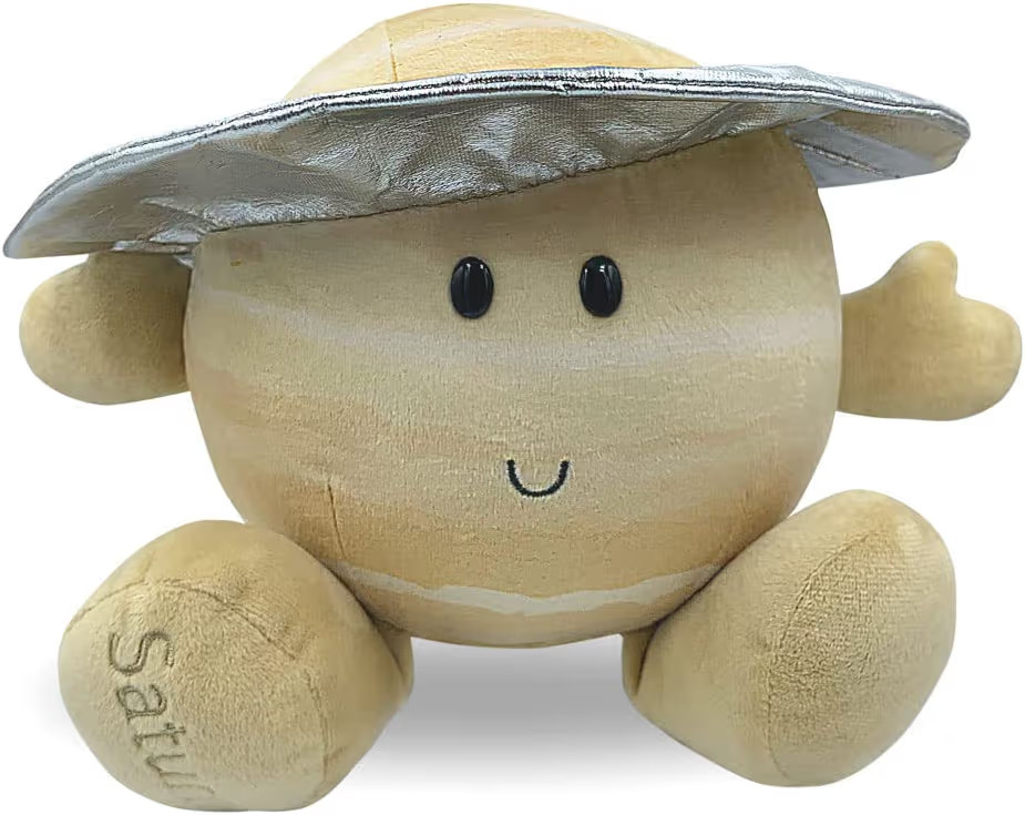 Celestial Buddies Saturn Buddy | 10" Soft Stuffed Plush, Embroidered Features, Fun Planet Facts T... | Amazon (US)