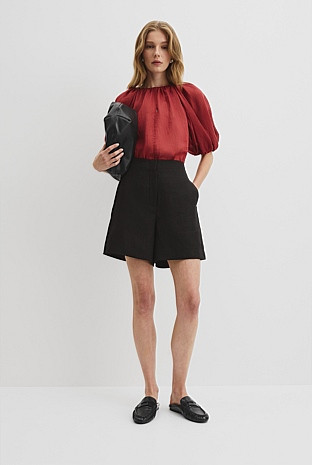 Organically Grown Linen Suit Short | Country Road