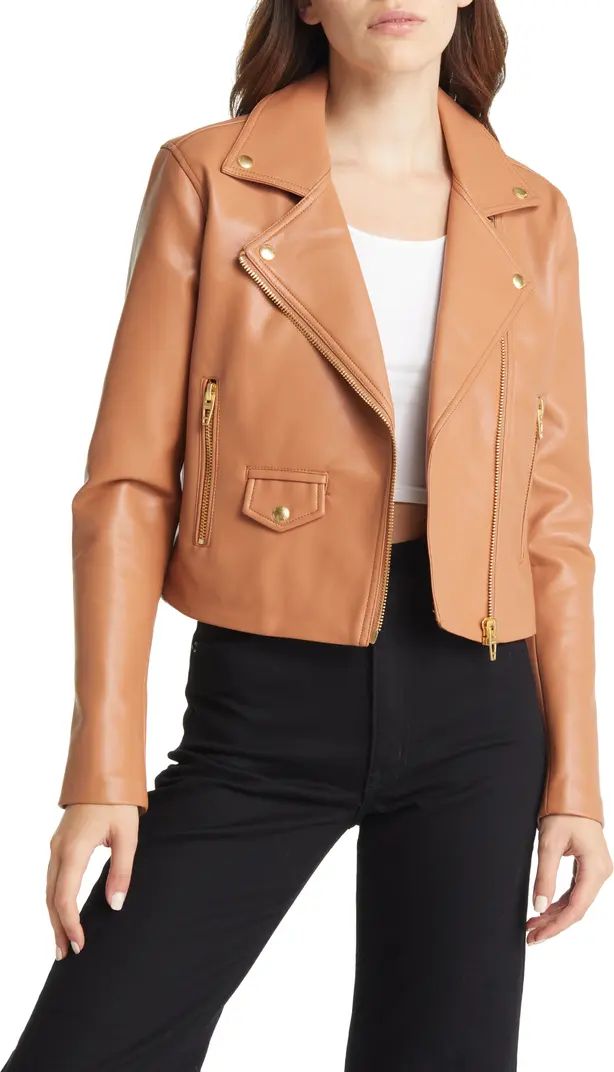 Faux Leather Moto Jacket | Nordstrom