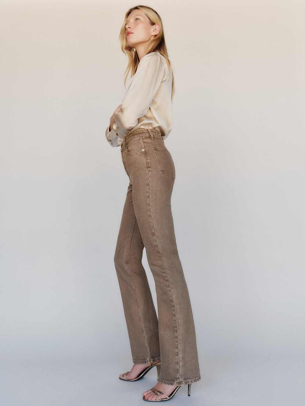 Blair High Rise Baby Bootcut Jeans | Reformation (Global)