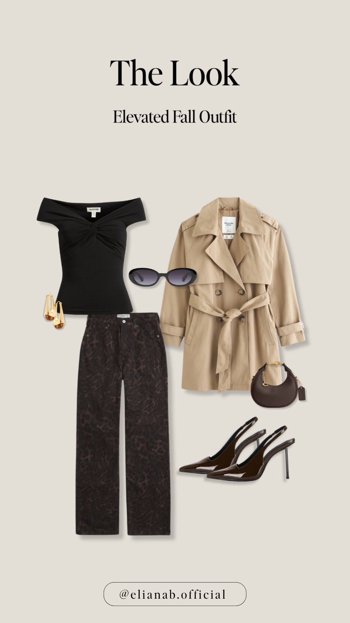 Trench coat season is here! Pairing this classic with the off-shoulder top and muted leopard denim for that high-low mix.  Budget-friendly versions of everything linked below!
trench coat | leopard print | fall outfits | layering | daytime glam | seasonal style 

 #LTKStyleTip #LTKItBag

#LTKSeasonal