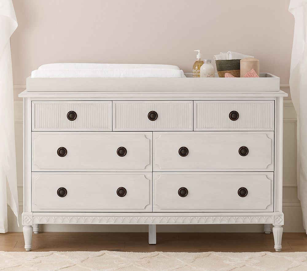 Clara 7-Drawer Changing Table (56w x 20d") | Pottery Barn Kids
