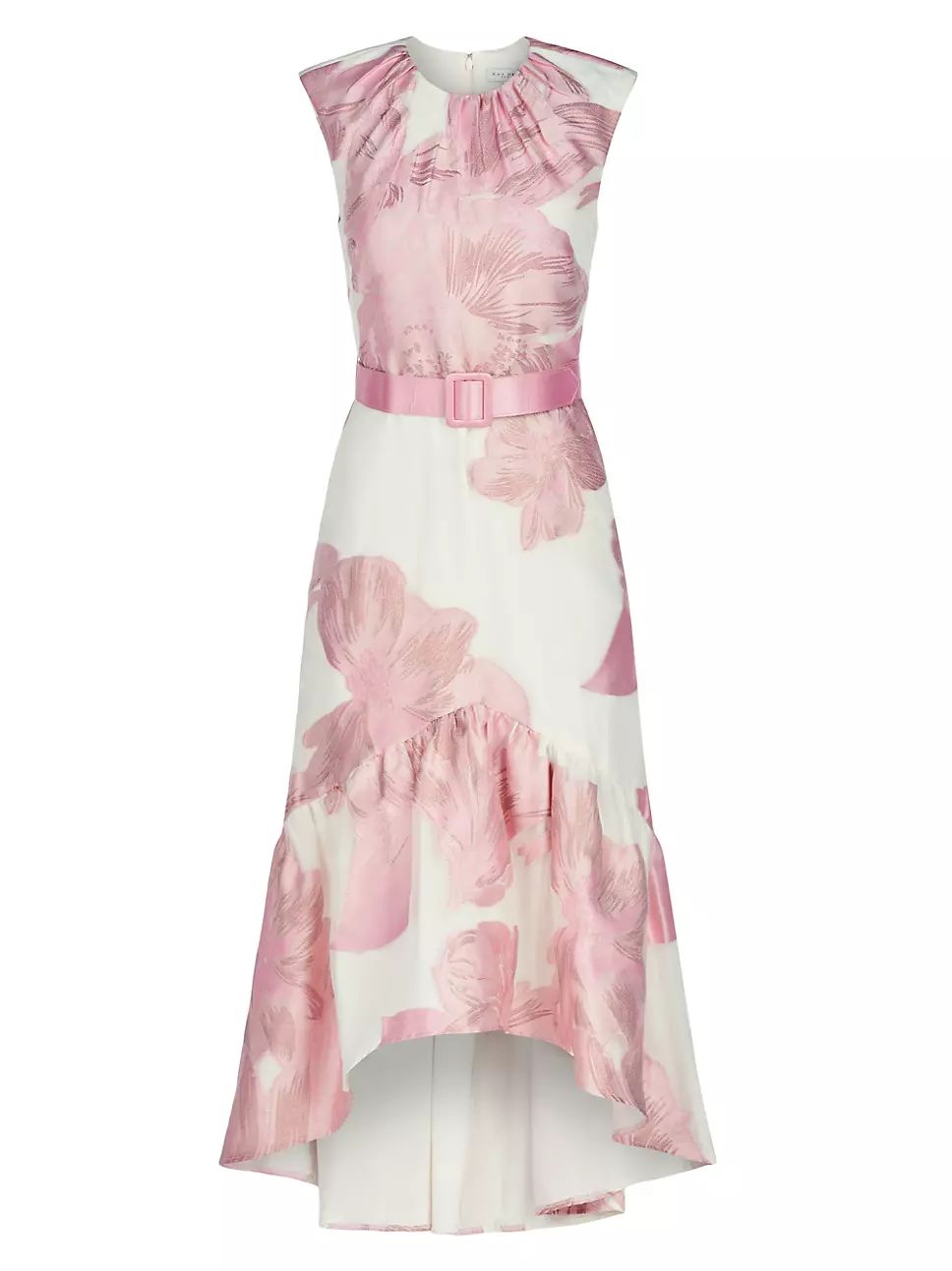 Beatrix Floral Organza Midi-Dress | Saks Fifth Avenue