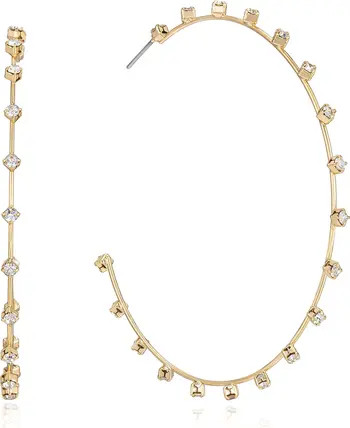 Large Sparkle Hoop Earrings | Nordstrom