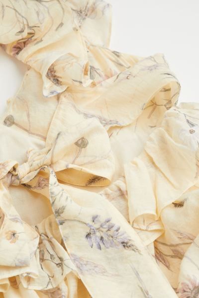 Lyocell-blend Ruffled Dress | H&M (US + CA)
