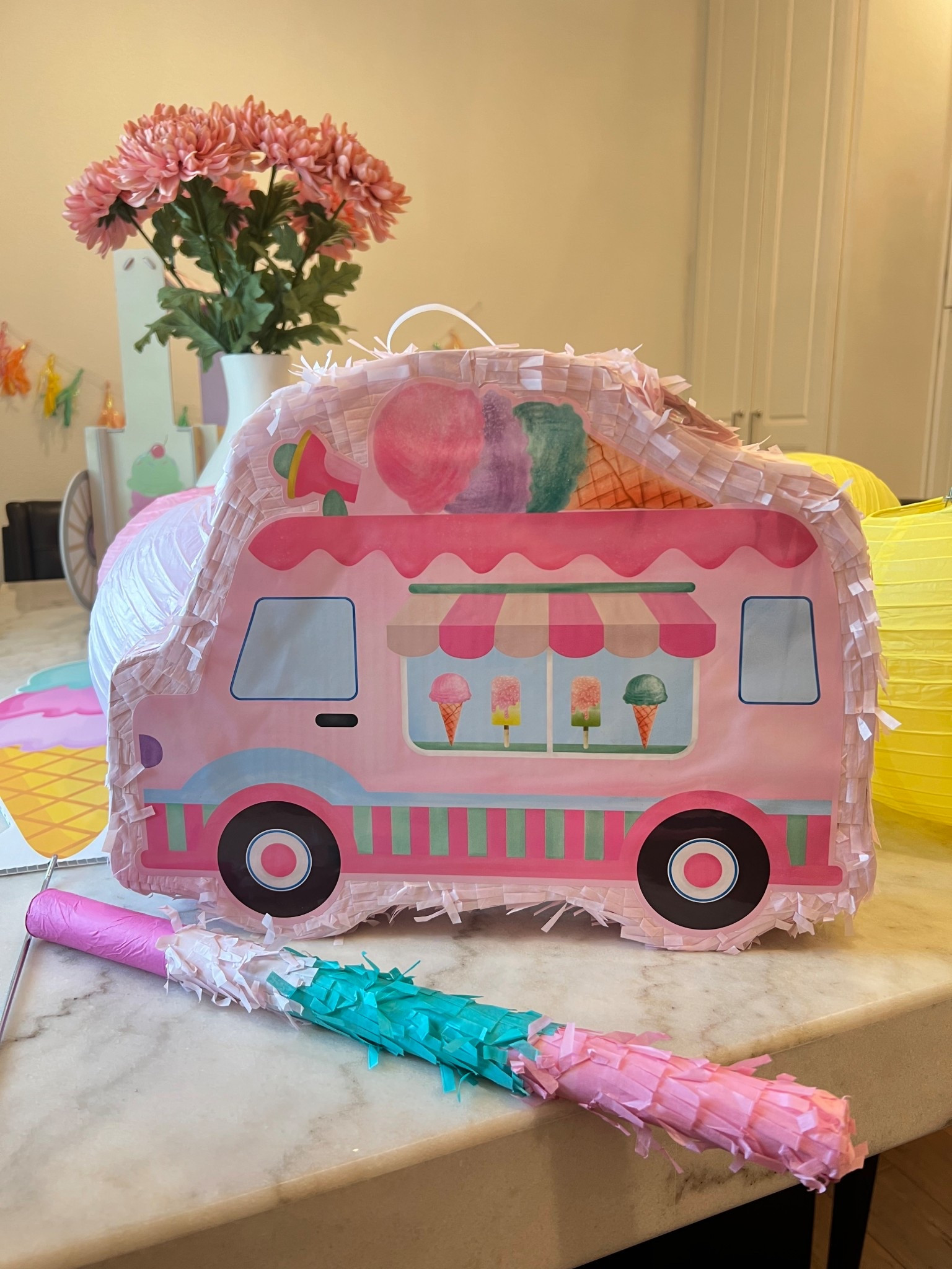 Found the cutest little piñata on Amazon to go with our ice cream party theme! This set also came with the stick, treat stand & a blindfold! 🩷🩵💜🪅🍦🔗 #LTKpinata #LTKsummerparty #LTKgirlmom #LTKtoddler #LTKtoddlerparty #LTKbirthday #LTKbirthdayparty

#LTKKids #LTKParties #LTKFindsUnder50