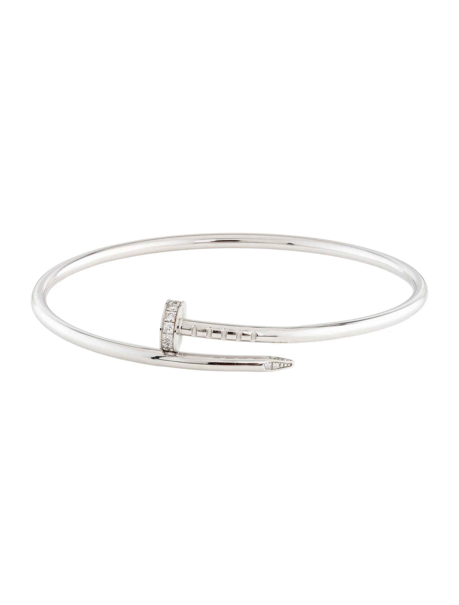 Cartier Juste un Clou Bracelet, Small Model, Diamonds - Bangle, Bracelets - CRT144907 | The RealR... | The RealReal