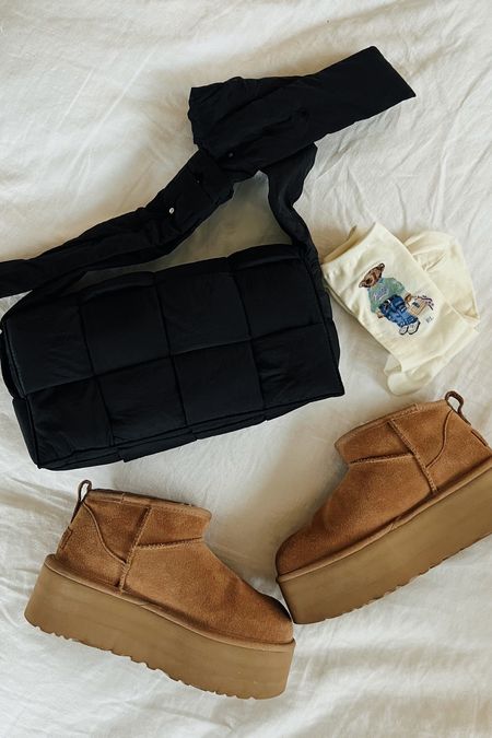 Amazon puffer bag, polo bear socks, platform Uggs 

Amazon fashion, casual bag, everyday bag, ugg shoes, amazon purse 

#LTKitbag #LTKFind #LTKunder100