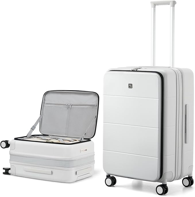 Hanke Hardside Expandable Checked Luggage, 24 Inch Top Opening Trunk Luggages with Spinner Wheels... | Amazon (US)