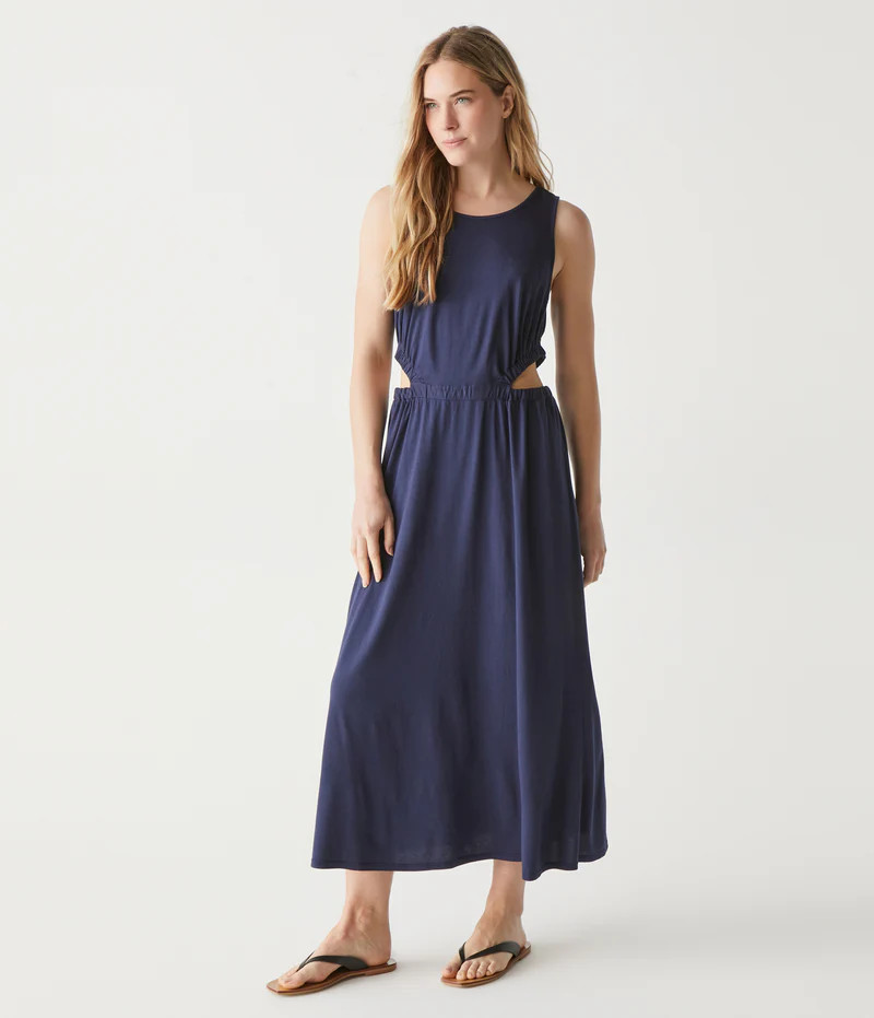 Camille Midi Dress with Cutouts | MichaelStars.com