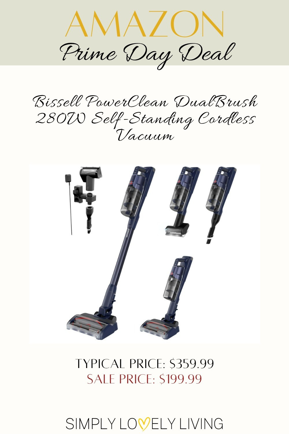 Amazon Prime Day Deal. Bissell power clean, dual brush, self standing cordless vacuum. #primeday

#LTKSaleAlert #LTKHome