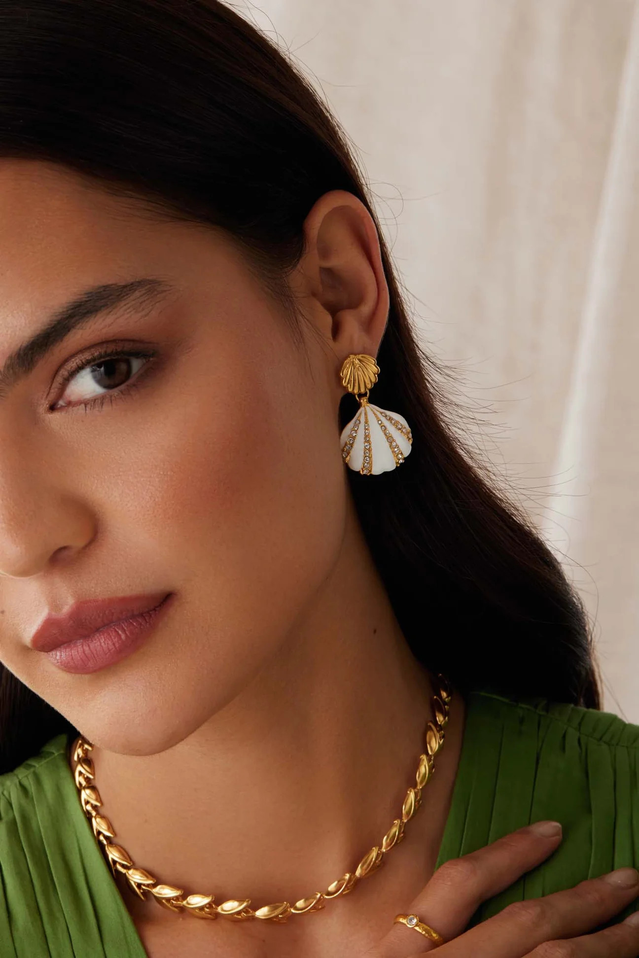 Ariel Enamel Earrings | Soru Jewellery