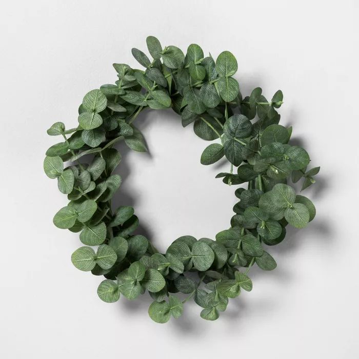 Faux Eucalyptus Wreath - Hearth & Hand™ with Magnolia | Target