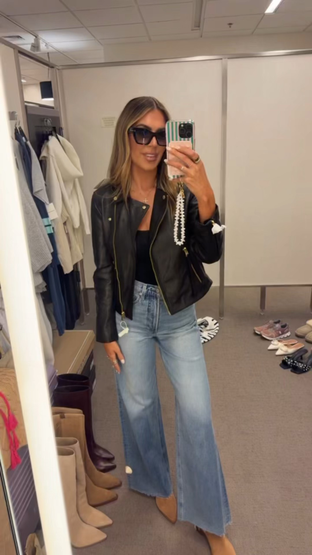 Love a leather jacket for my fall/winter wardrobe! Size 4 jacket size 27 jeans #nsale #nordstromsale

#LTKSeasonal #LTKSaleAlert #LTKStyleTip