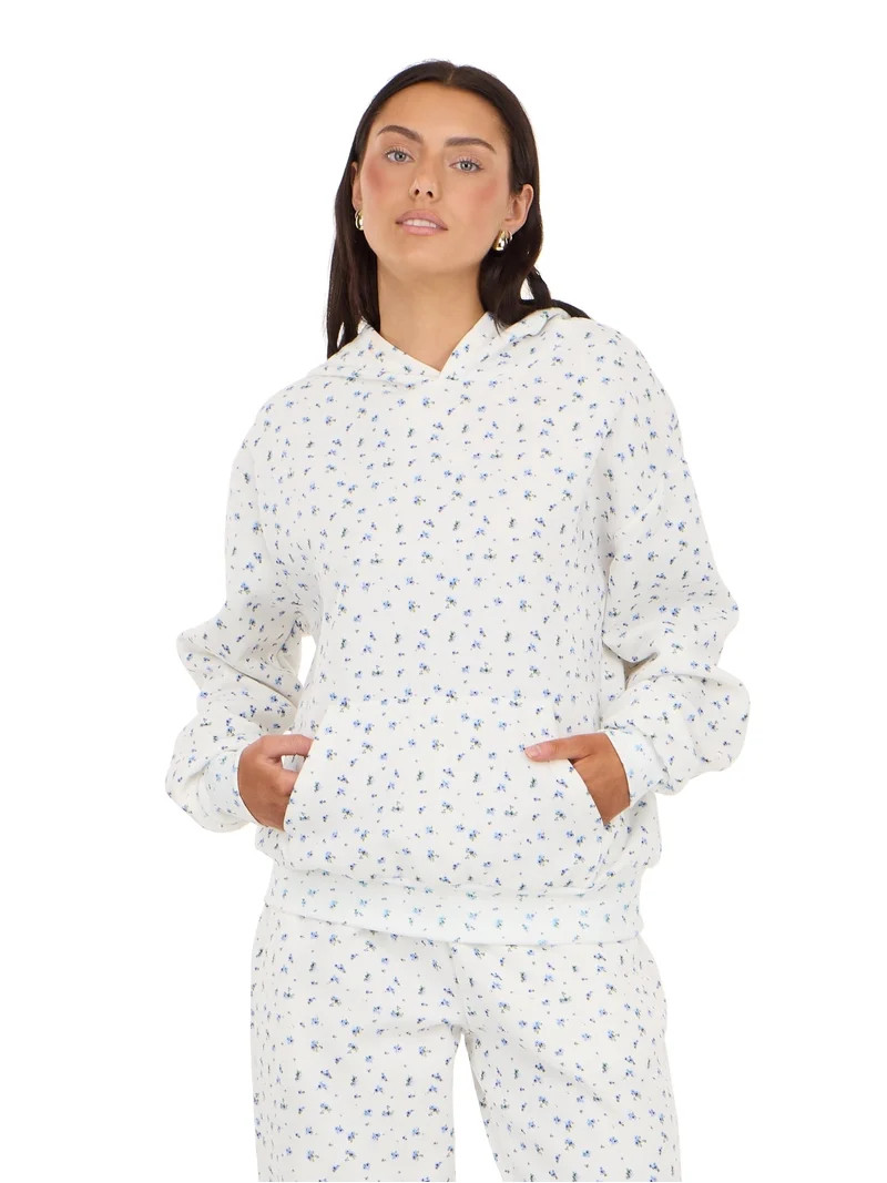 Forever 21 Women's and Women's Plus Americana Oversized Hoodie, Sizes XXS-4X | Walmart (US)