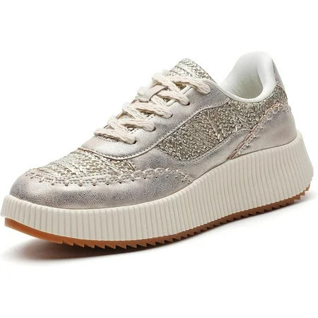 Platform Sneakers Women Fashion Shoes: 2.2 Inches - Chunky Braided Walking Shoes | Walmart (US)