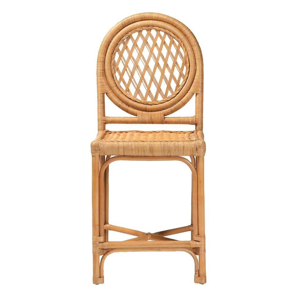 bali & pari Oxford Natural Rattan Counter Stool | Walmart (US)