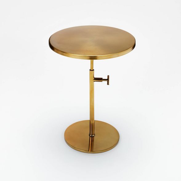 Adjustable Brass Accent Table - Threshold™ designed with Studio McGee | Target