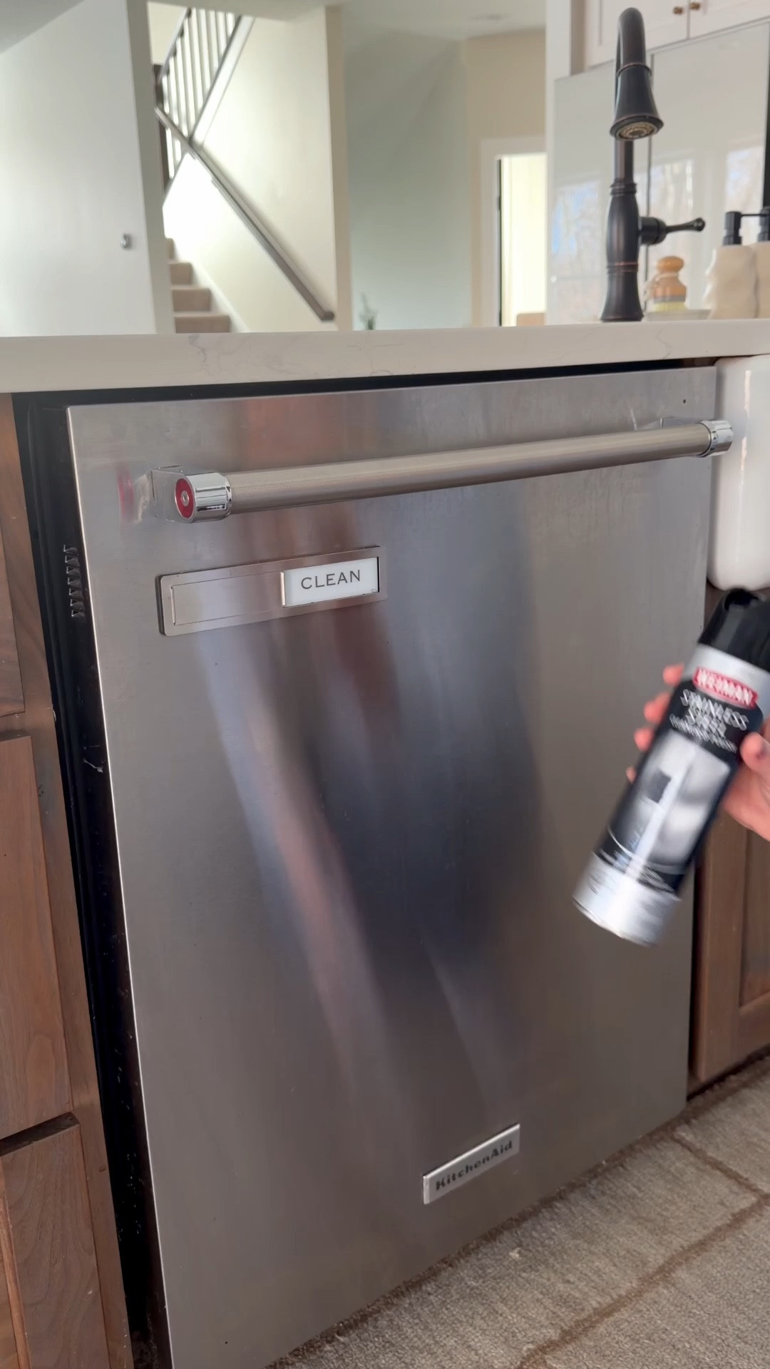 This Cleaner works incredibly well for prints on stainless steel! gets it clean with one wipe! 

#LTKHome #LTKmomlife