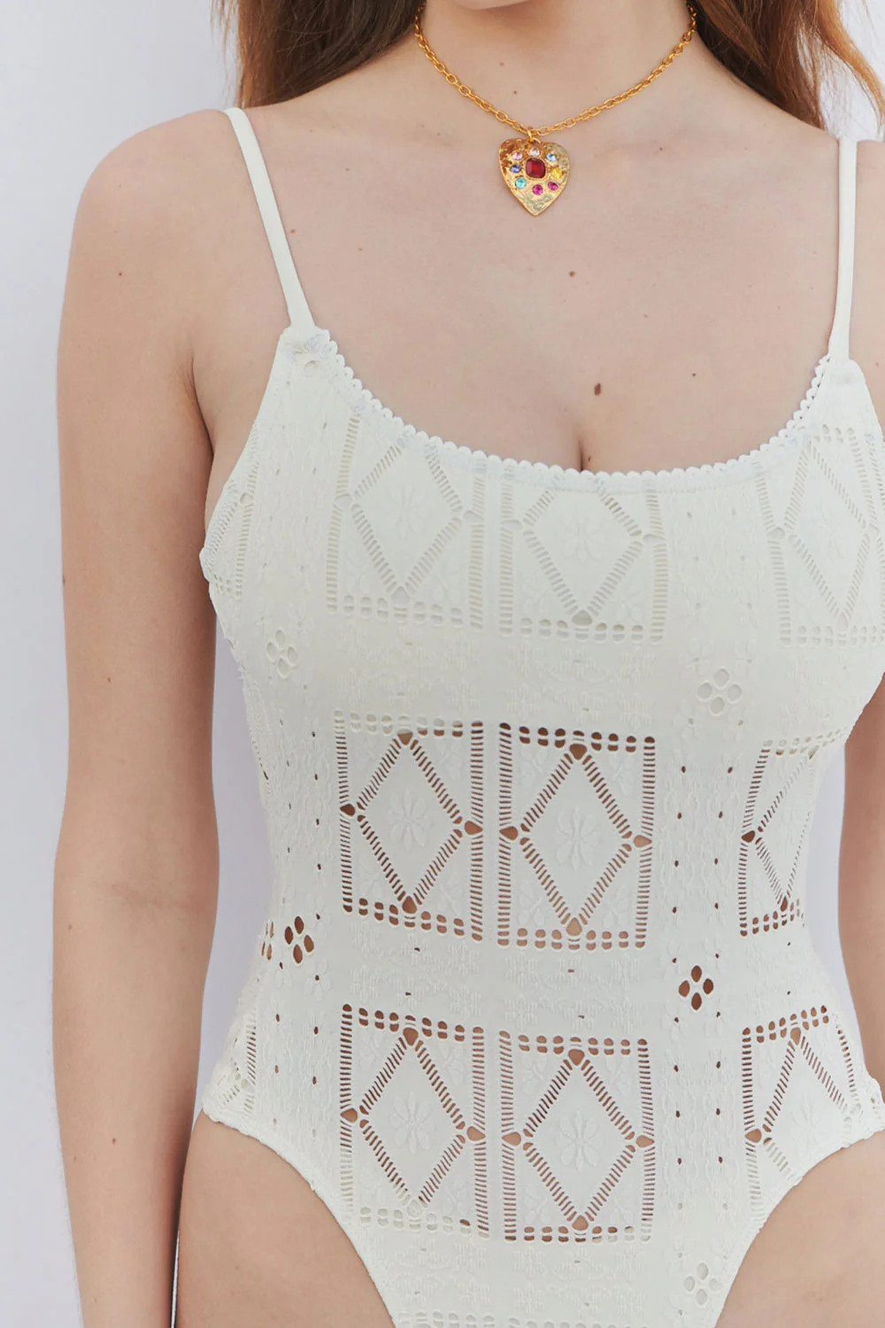 Juliet Cheeky One Piece Swimsuit - Angel Dust | Frankies Bikinis