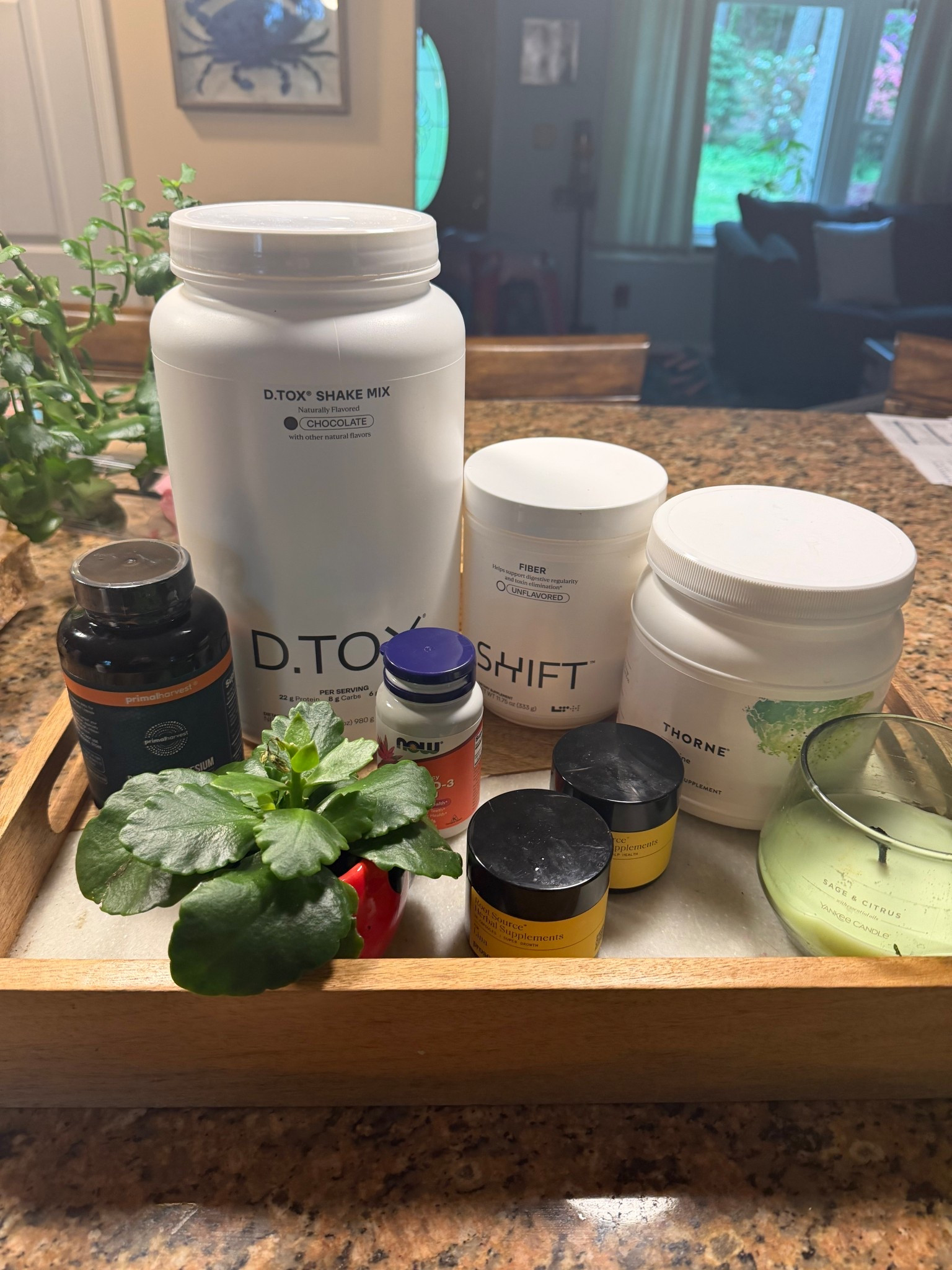 Like most women, I hate clutter. I used to keep my supplements in the cabinets then I realize I keep forgetting. Out of sight out of mind. Remove the friction, grab a cute little tray and put your daily sups where you can see it. Voila! Here are some of my favorite products/brands 