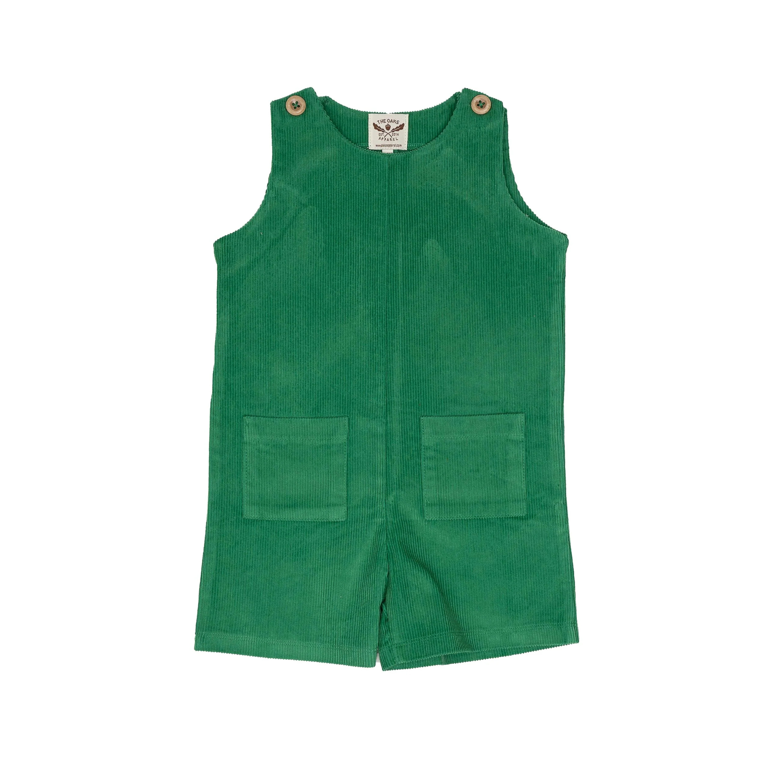 Boys Green Cord Jon Jon | The Oaks Apparel Company