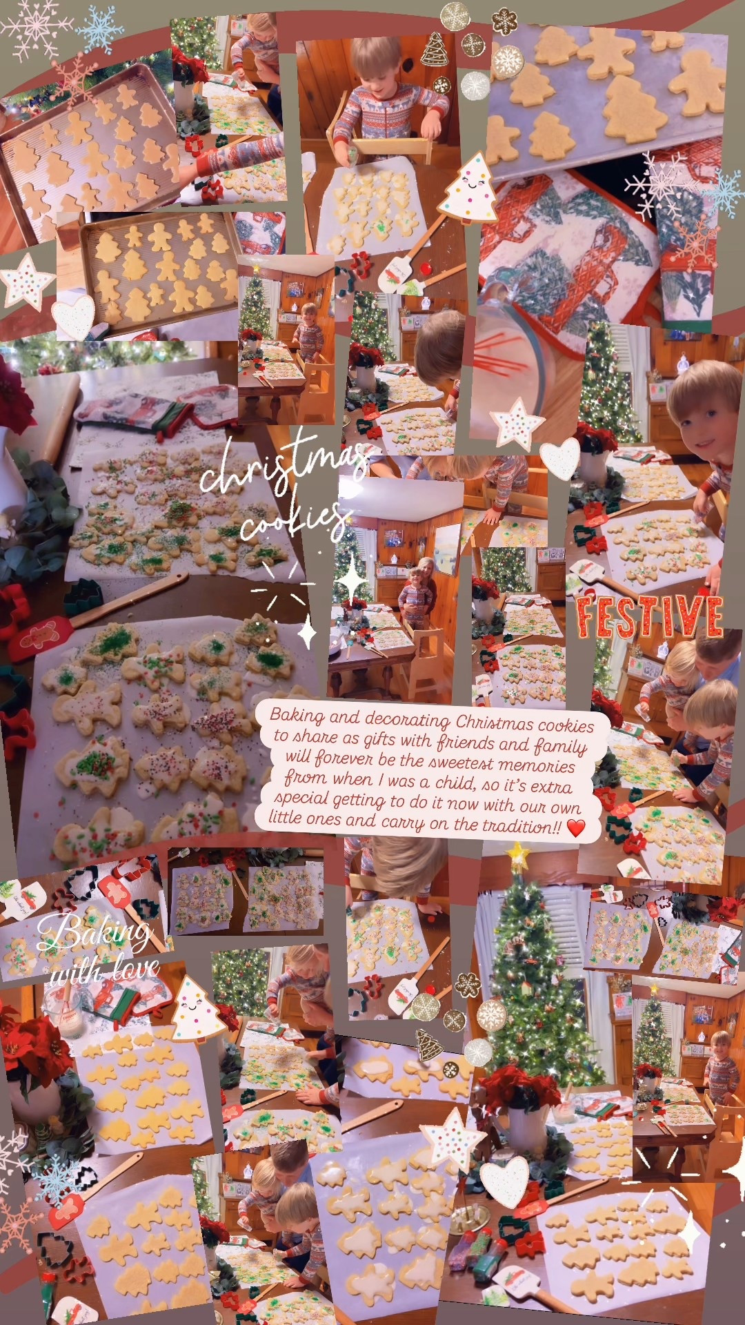 Baking and decorating Christmas cookies to share as gifts with friends and family will forever be the sweetest memories from when I was a child, so it’s extra special getting to do it now with our own little ones and carry on the tradition!! ❤️

#LTKHoliday #LTKmomlife