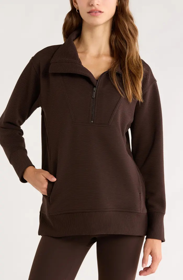 Kickback Ottoman Half Zip Tunic | Nordstrom