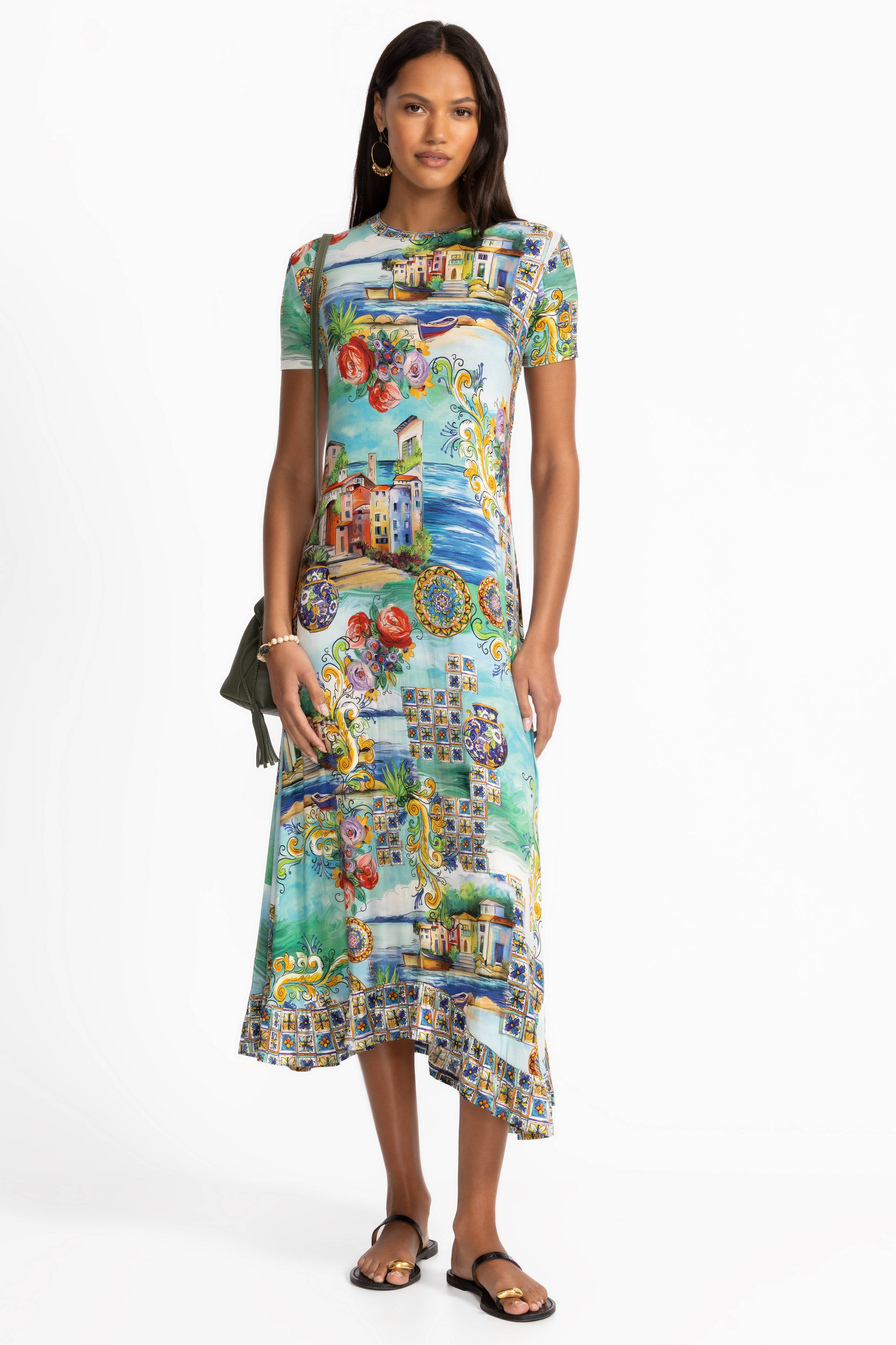 THE JANIE FAVORITE ASYMMETRIC HEM SHORT | Johnny Was | Johnny Was