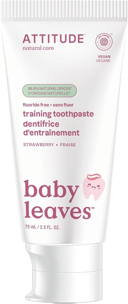 Attitude Baby and Child Fluoride-Free Training Toothpaste, Naturally Derived Ingredients, Vegan, ... | Amazon (US)