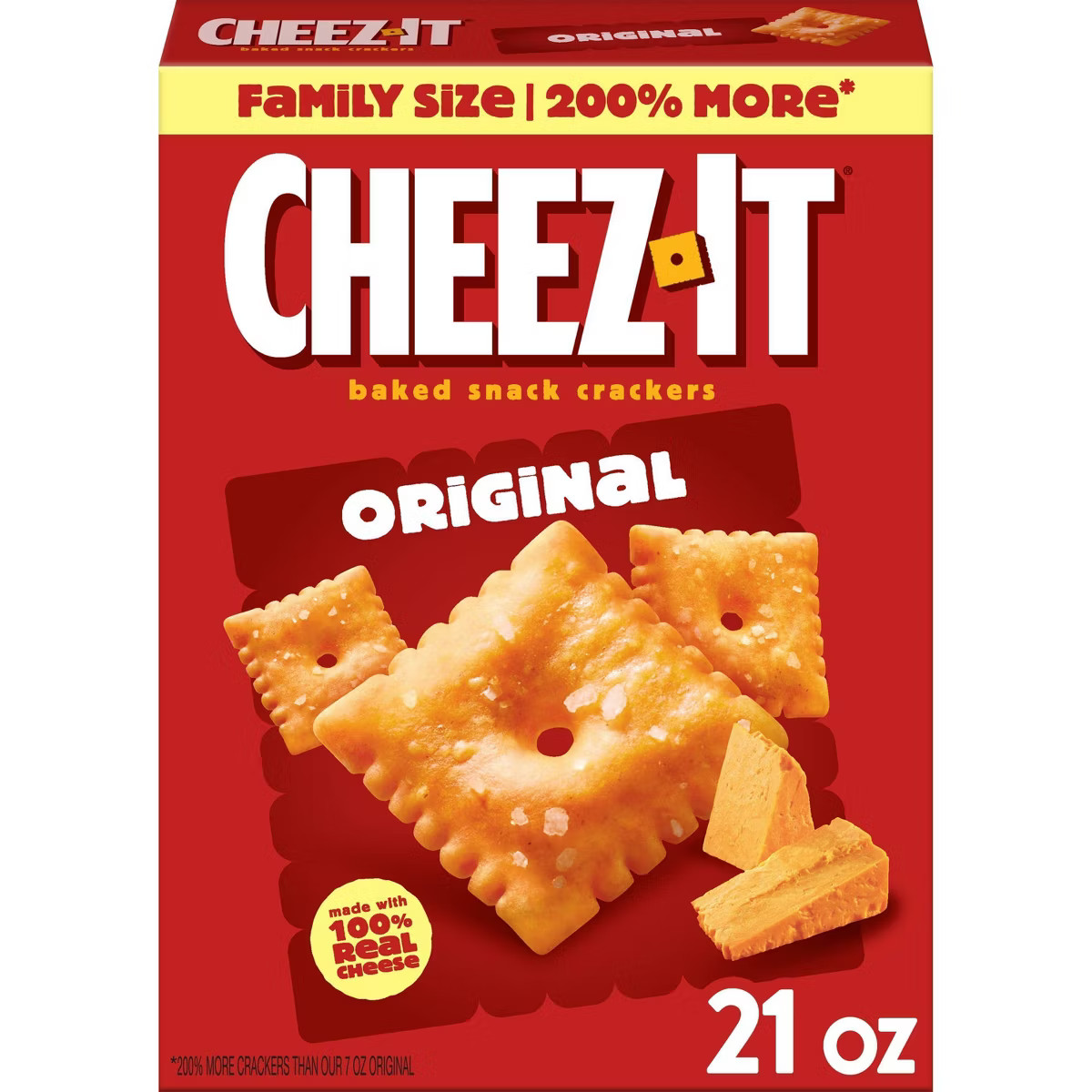 Cheez-It Original Baked Snack Crackers - 21oz | Target