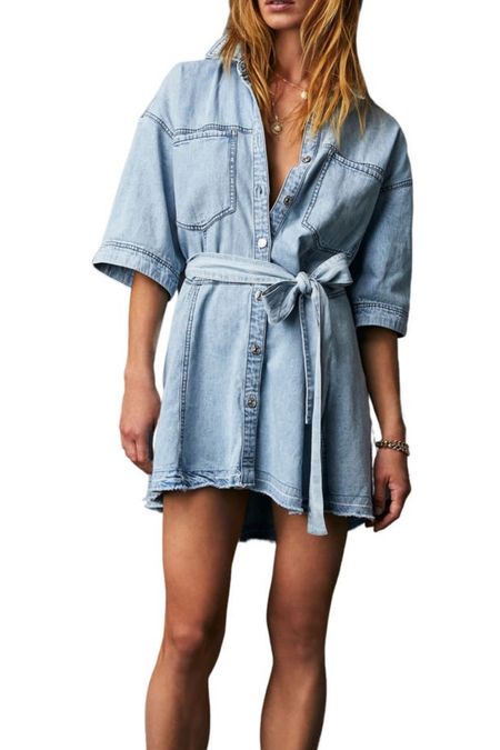 Here in New England, we’re in the thick of winter. However, this darling Free people tunic/shirt dress is giving me all the spring feels. This baby has already been ordered. Stay tuned for a review.
Denim, tunic, shirt dress, Free People, Travel, Resort Wearr

#LTKSpringSale #LTKSeasonal #LTKtravel