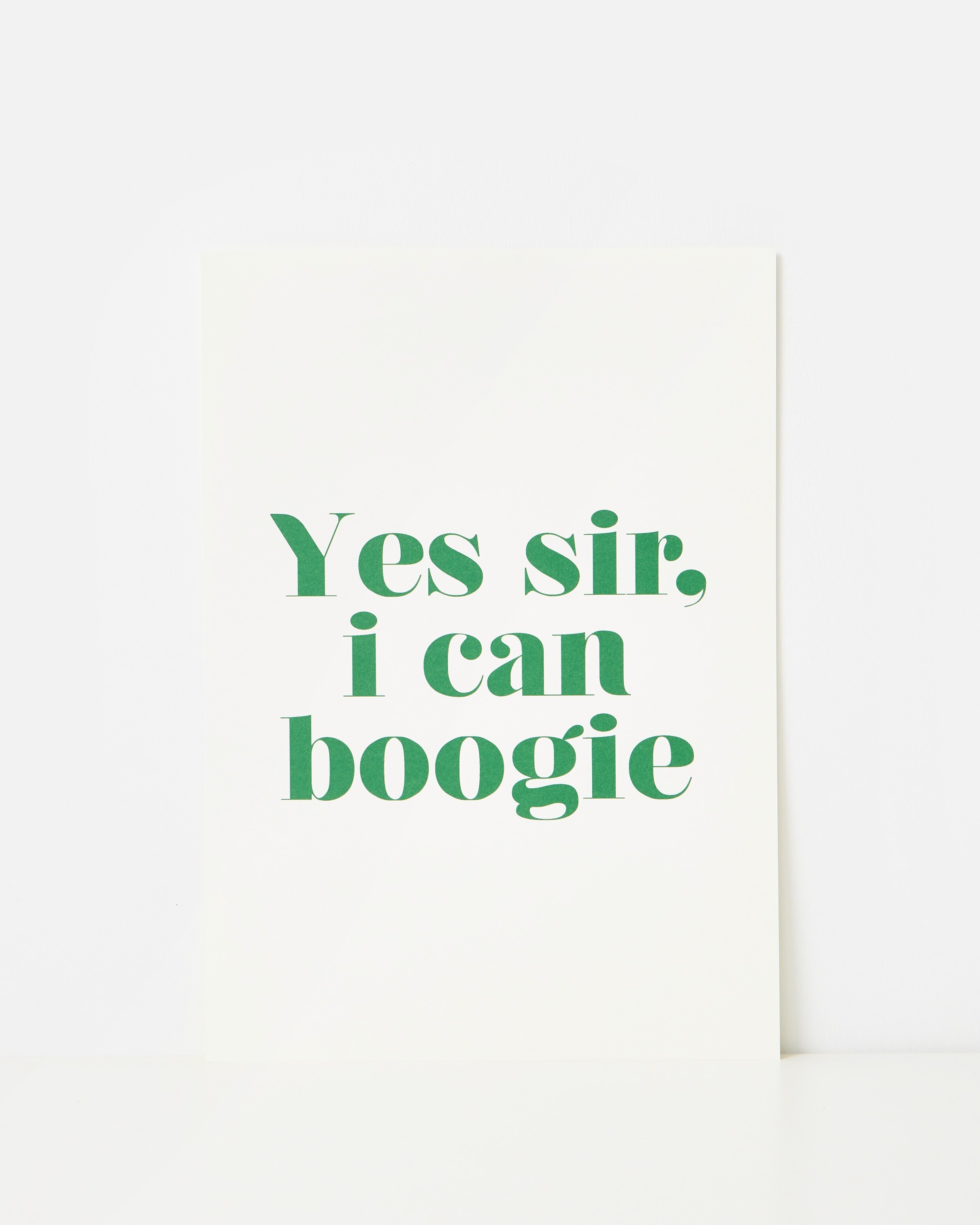Yes Sir Wall Art Print | Oliver Bonas | Oliver Bonas (Global)
